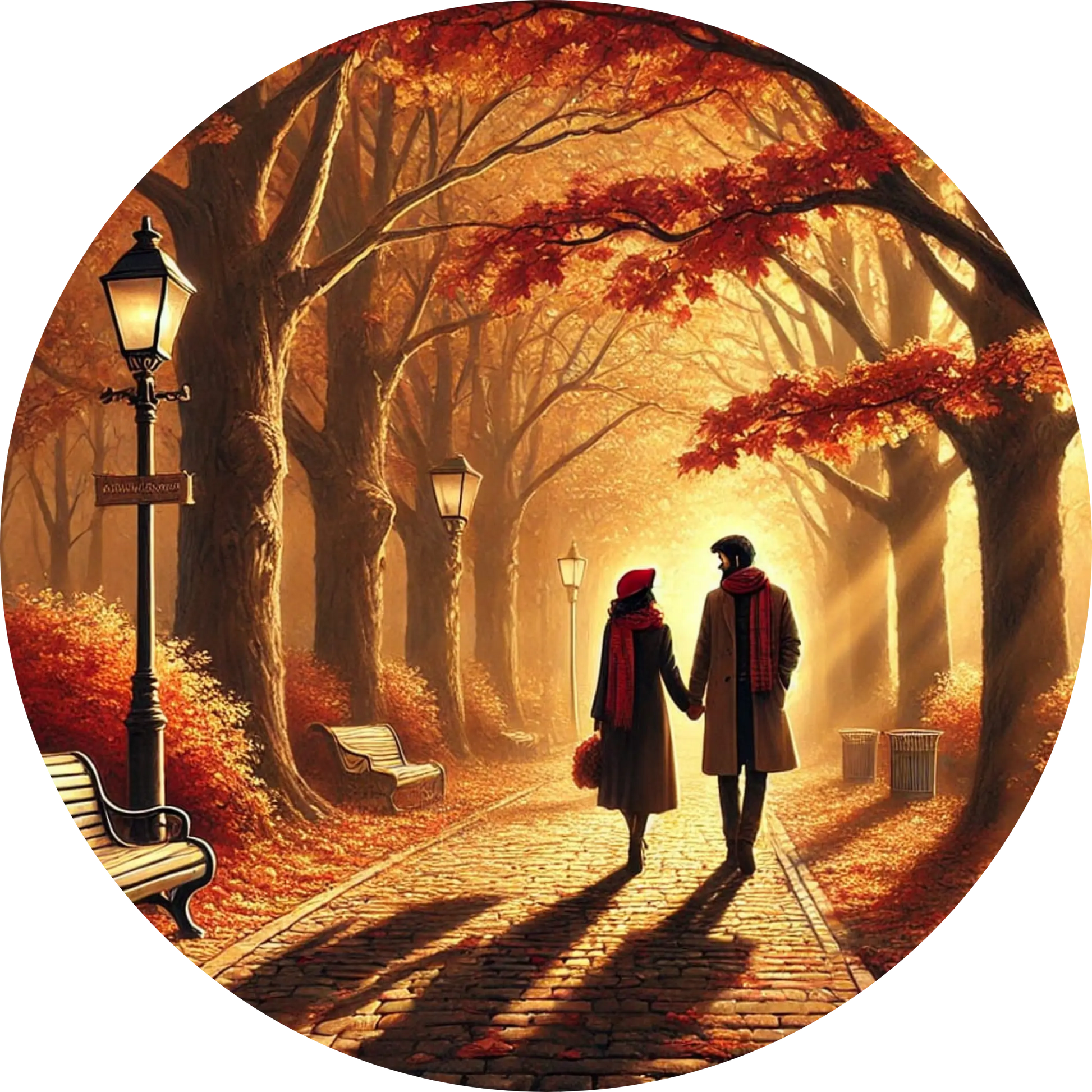 Tortenaufleger Natur & Jahreszeiten – Essbares Fondantbild (Erwachsene, rund ∅ 20 cm) - Tisch&Torte