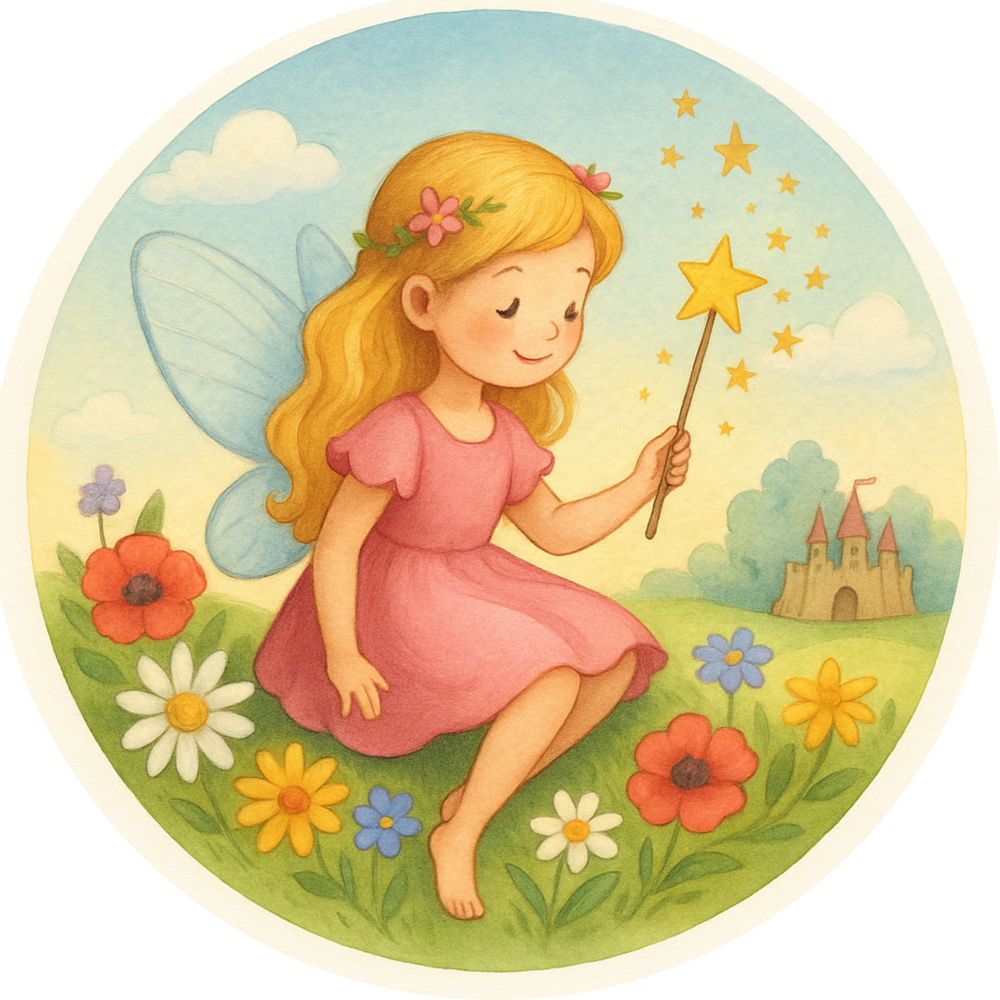 Tortenaufleger Kindergeburtstag-Motive – Essbares Fondantbild (Kinder & Teenies, rund ∅ 20 cm) Tisch&Torte