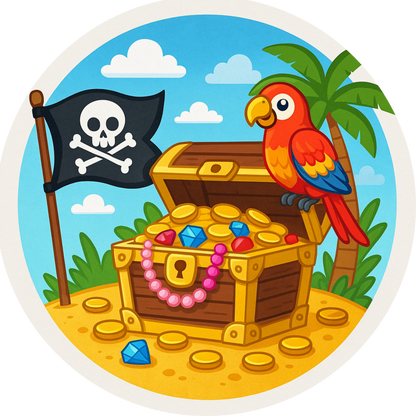 Tortenaufleger Kindergeburtstag-Motive – Essbares Fondantbild (Kinder & Teenies, rund ∅ 20 cm) Tisch&Torte