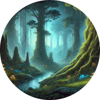 Tortenaufleger Natur & Jahreszeiten – Essbares Fondantbild (Erwachsene, rund ∅ 20 cm) - Tisch&Torte