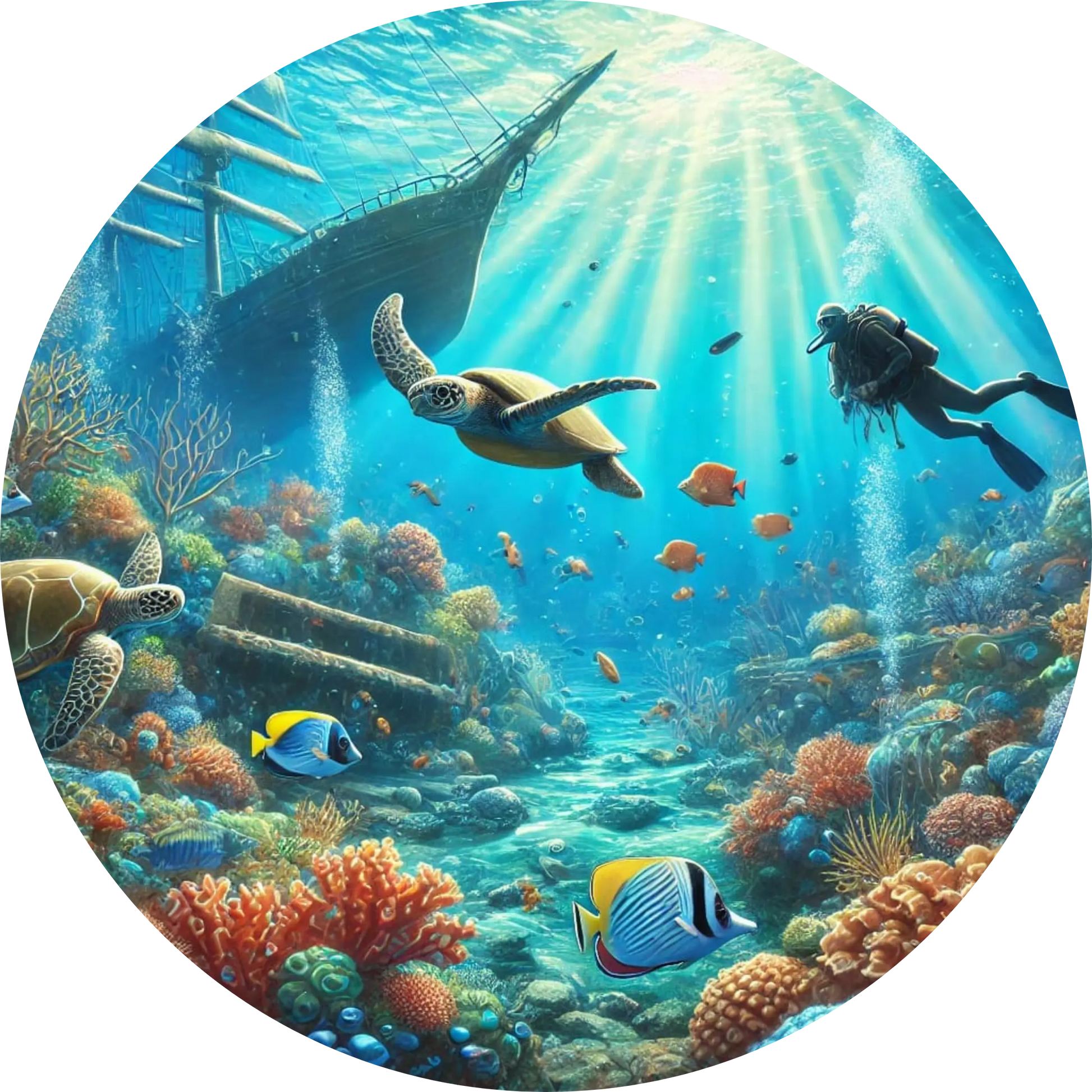 Tortenaufleger Natur & Jahreszeiten – Essbares Fondantbild (Erwachsene, rund ∅ 20 cm) - Tisch&Torte