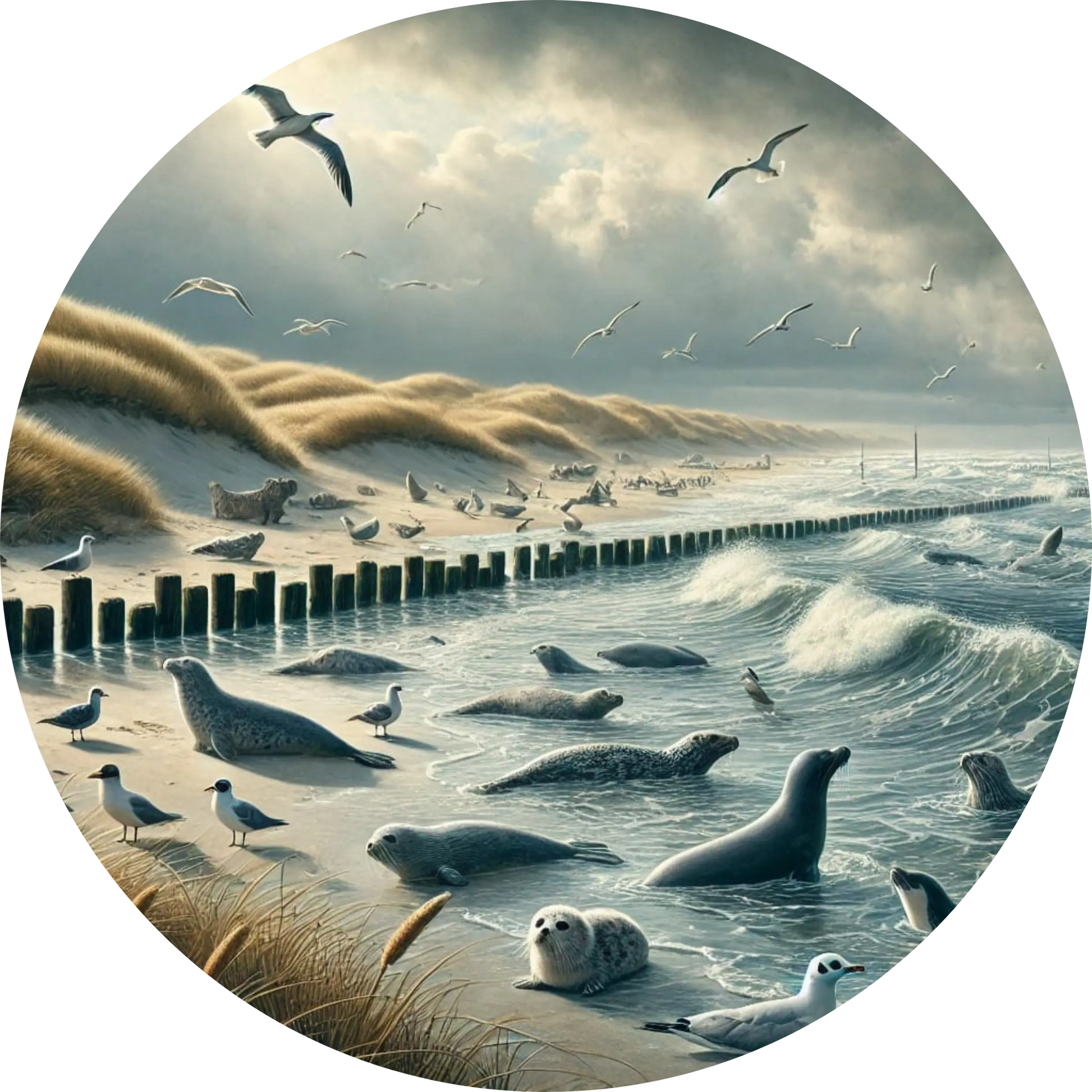 Tortenaufleger Natur & Jahreszeiten – Essbares Fondantbild (Erwachsene, rund ∅ 20 cm) - Tisch&Torte