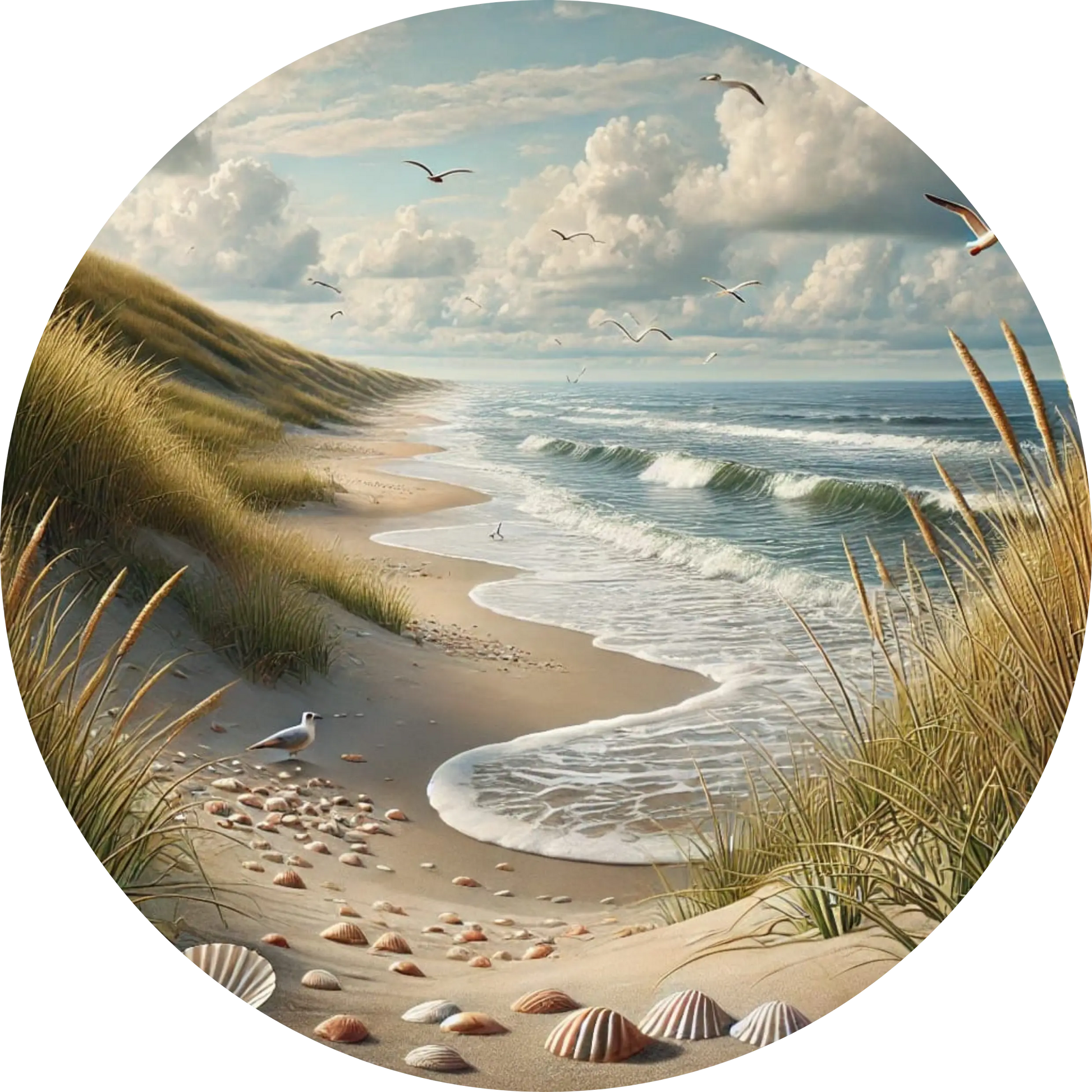 Tortenaufleger Natur & Jahreszeiten – Essbares Fondantbild (Erwachsene, rund ∅ 20 cm) - Tisch&Torte